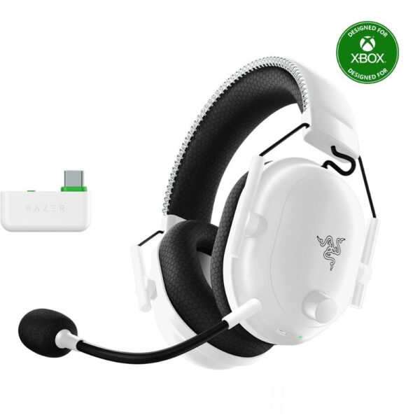 Razer BLACKSHARK V2 PRO White For XBOX – Wireless Gaming Headset – 70h Battery – 2.4GHz/BT