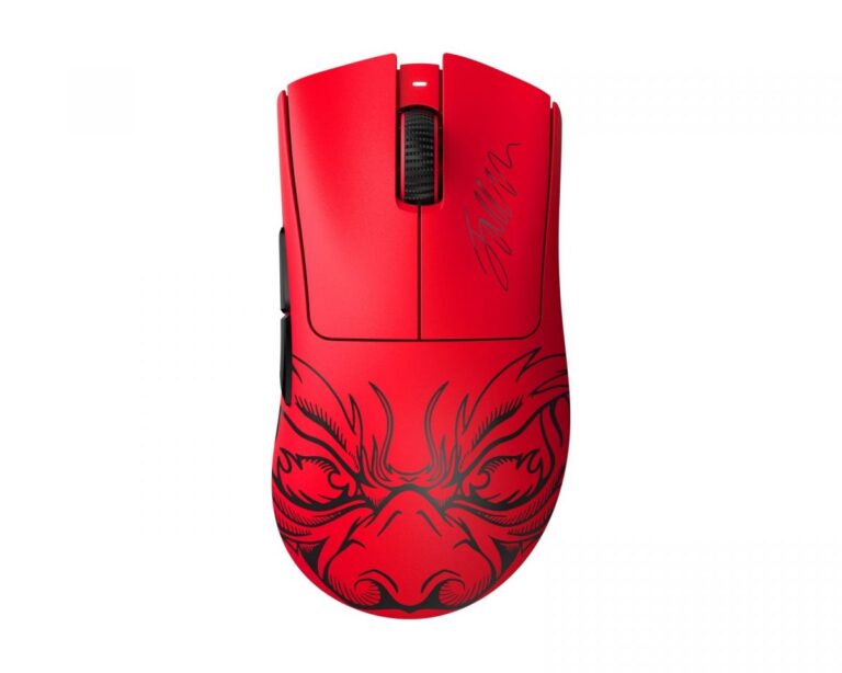 Razer DEATHADDER V3 PRO FAKER EDITION - 64g Wireless Gaming Mouse - 90 Hours Battery - 30K DPI