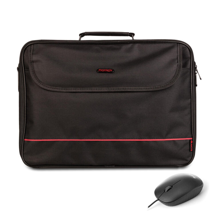 ΤΣΑΝΤΑ NB MONRAY [BUREAU KIT 16"] + wired MOUSE Black