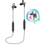 Bluetooth Hands Free Noozy BH40 Sport Magnetic Necklace Multi Pairing Γκρι