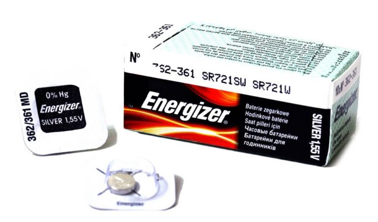 Buttoncell Energizer 362-361 SR721SW SR721W Τεμ. 1