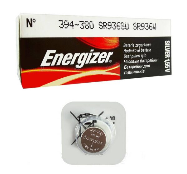 Buttoncell Energizer 394-380 SR936SW SR936W Τεμ. 1