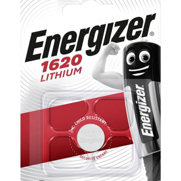 Buttoncell Lithium Energizer CR1620 Τεμ. 1