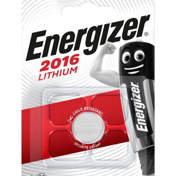 Buttoncell Lithium Energizer CR2016 3V Τεμ. 1