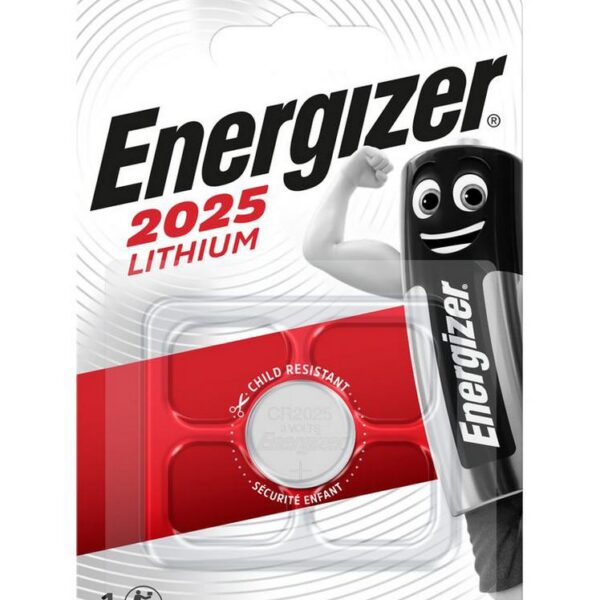 Buttoncell Lithium Energizer CR2025 Τεμ. 1