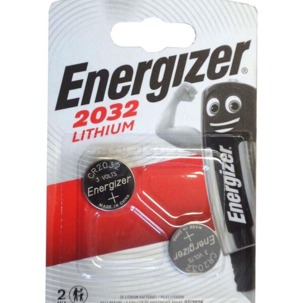 Buttoncell Lithium Energizer CR2032 3V Τεμ. 2