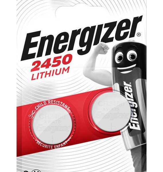 Buttoncell Lithium Energizer CR2450 Τεμ. 2