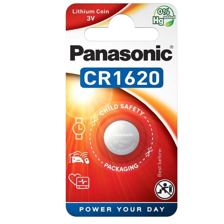 Buttoncell Lithium Panasonic CR1620 3V Τεμ. 1