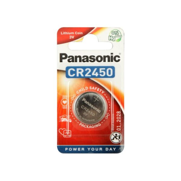 Buttoncell Lithium Panasonic CR2450 Τεμ. 1