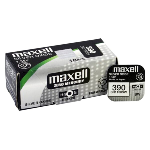 Buttoncell Maxell 390-389 SR1130SW G10 Τεμ. 1