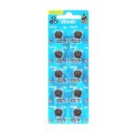 Buttoncell Vinnic LR1142F AG12 LR43 Τεμ. 10 με Διάτρητη Συσκευασία