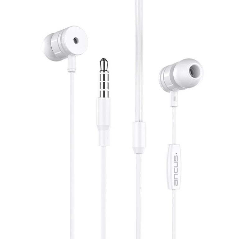 Hands Free Ancus Harmony MD44 in-Earbud Stereo 3.5mm Λευκό με Μικρόφωνο και Πλήκτρο Λειτουργίας 1