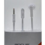 Hands Free Ancus Zeno Mono 3.5mm για Apple-Samsung-HTC-Sony Λευκό με Καλώδιο Πλακέ και Πλήκτρο Απάντησης