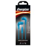 Hands Free Energizer CIA5 Stereo 3.5mm Μπλε με Μικρόφωνο και Πλήκτρο Λειτουργίας 1