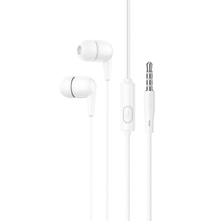 Hands Free Hoco M97 Enjoy Earphones Stereo 3.5mm με Μικρόφωνο και Πλήκτρο Λειτουργίας Λευκά