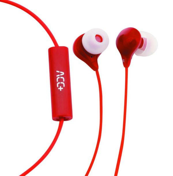 Hands Free Maxcom Soul Stereo Earphones 3.5mm Κόκκινα με Μικρόφωνο και Πλήκτρο Απάντησης/Σίγασης