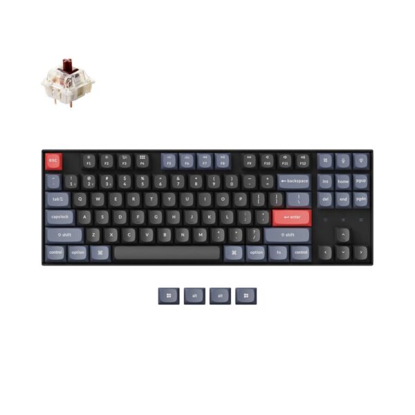 Keychron K8 Pro (K8P-H3) QMK/VIA Wireless Mechanical Keyboard - Brown Switch - Hot Swap 80% US Lay