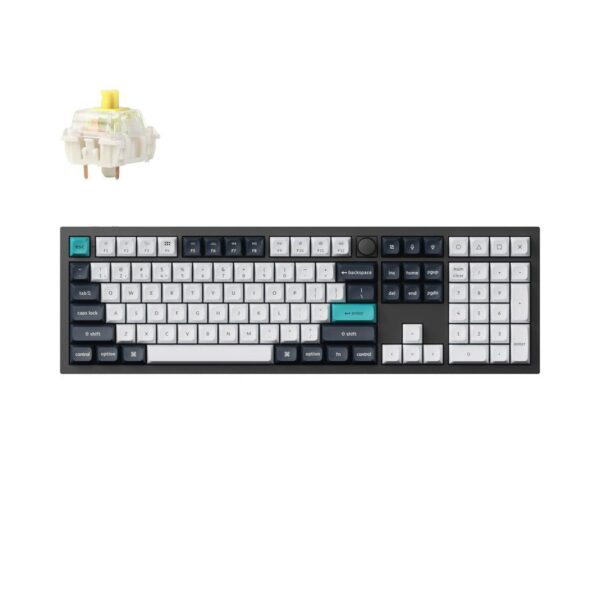 Keychron Q6 Max (Q6M-M4) QMK/VIA Wireless Custom Mechanical Keyboard-Banana Switch US Layout