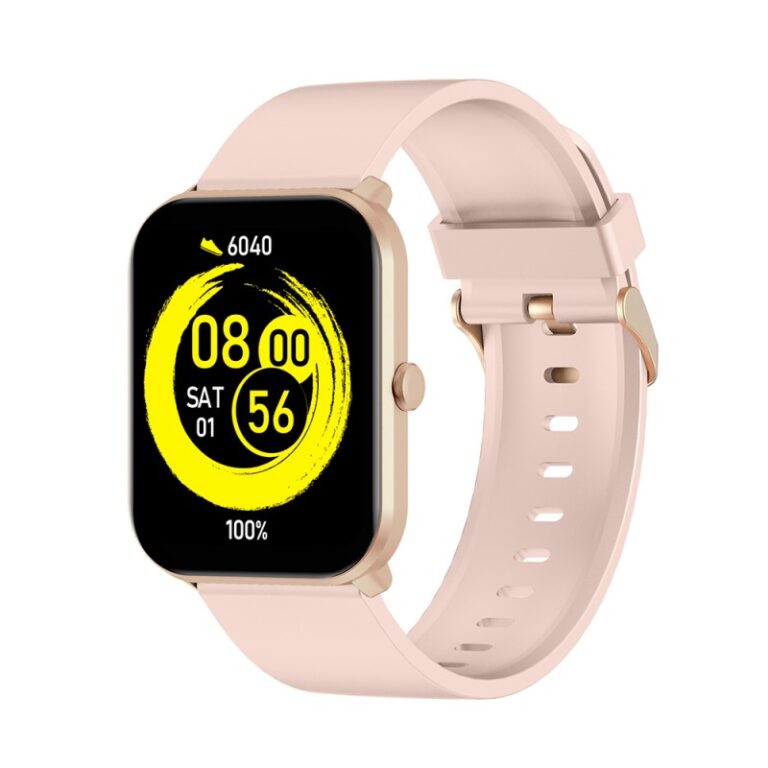 Maxcom Smartwatch Fit FW36 Aurum SE 220mAh Ροζ Χρυσό Silicon Band