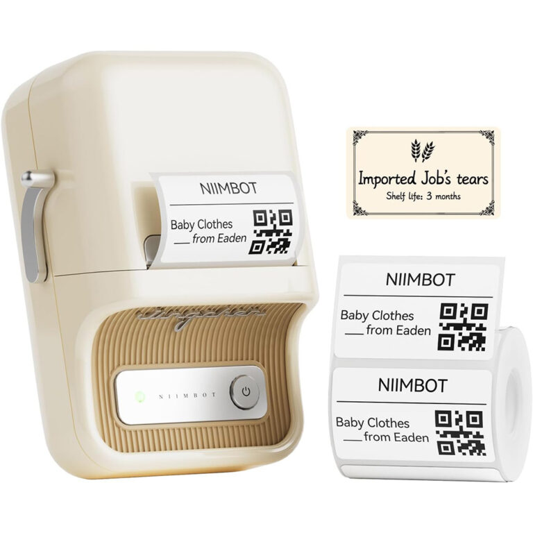 NIIMBOT THERMAL LABEL PRINTER B21S 2-INCH BEIGE