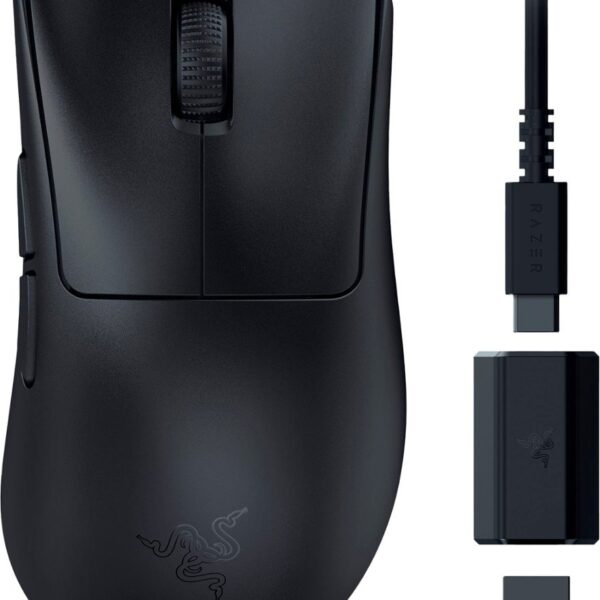 Razer DEATHADDER V3 HYPERSPEED - 55g Ultralight Wireless Gaming Mouse - 100h Battery - 26K DPI