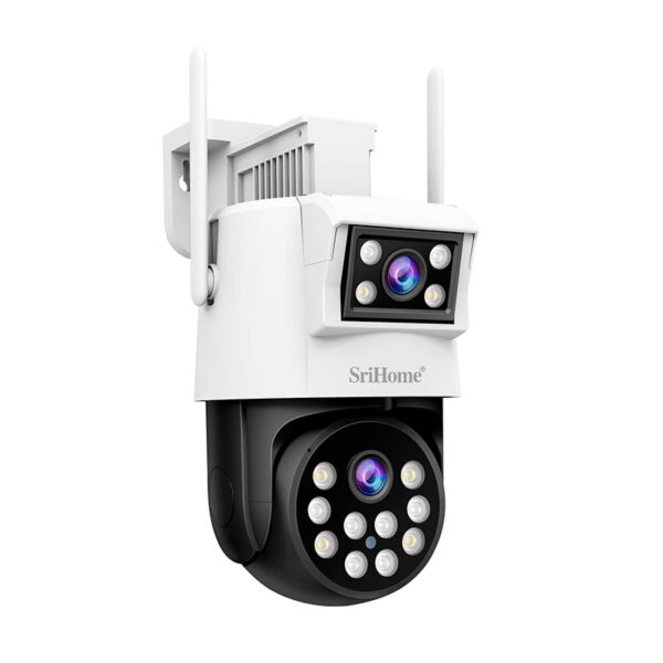 SRIHOME DUAL LENS PANORAMIC MONITORING IP CAMERA 2MP+2MP HD