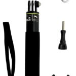 Selfie Stick Monopod LEDISTAR LDX-600 για Φωτογραφικές Μηχανές  Πτυσσόμενο Μαύρο Μήκος: 20cm-80cm