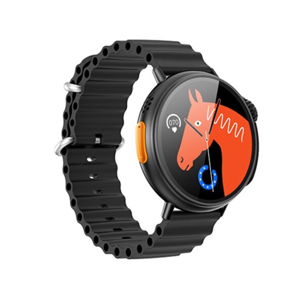 Smartwatch Hoco Y18 IP67 IPS Οθόνη 1.52" 300mAh V5.1 με Δυνατότητα Κλήσεων Μαύρο