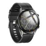 Smartwatch Hoco Y7 Pro IP67            με Δυνατότητα Κλήσεων Silicon Band Metal Grey