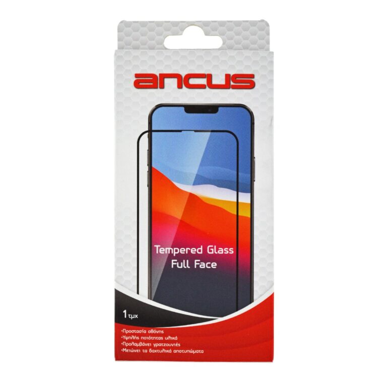 Tempered Glass Ancus Full Face Curved Resistant Flex 9H 0.23mm για Samsung SM-S908B Galaxy S22 Ultra 5G με Τρύπα στο Δακτυλικό Αποτύπωμα