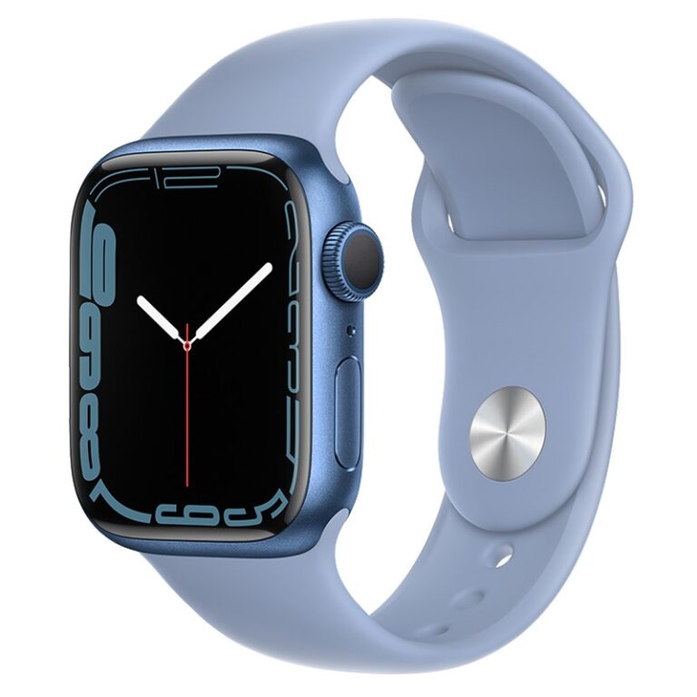 Watchband Hoco WA01 Flexible 38/40/41mm για Apple Watch series 1/2/3/4/5/6/7/8/SE Misty Blue Silicone Band