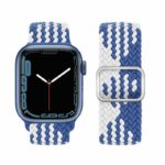 Watchband Hoco WA05 Jane Eyre 38/40/41mm από Nylon για Apple Watch 1/2/3/4/5/6/7/8/SE Z Pattern Blue-White