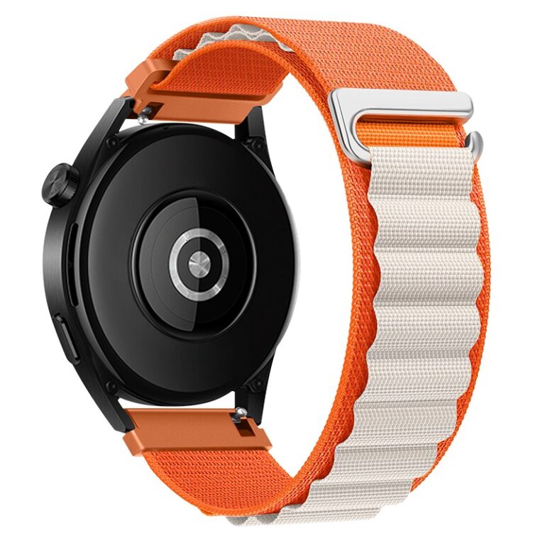 Watchband Hoco WH05 Climbing Series από Nylon για Samsung Huawei Xiaomi Vivo OPPO κα 20mm Universal Πορτοκαλί Starlight