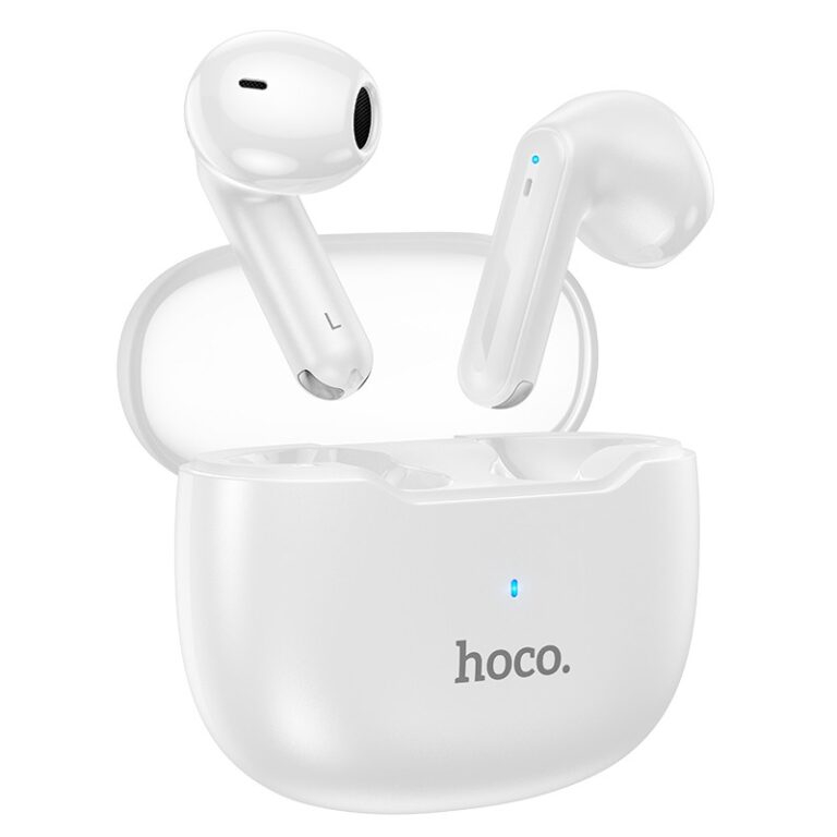 Wireless Hands Free Hoco EW29 Depth V5.3 400mAh με 7 Ώρες Λειτουργίας Dual Mic ENC Noise Reduction και Εναλλαγή Master/Slave Λευκό