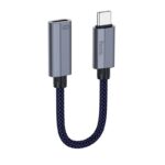 Αντάπτορας  Hoco UA29A USB-C σε Lightning 3.0A 15cm Braided Μπλε