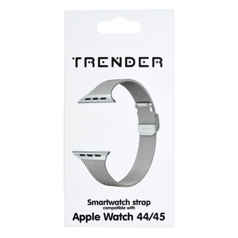 Ανταλλακτικό Λουράκι Trender TR-AST45SL Apple Steel 44/45mm Ασημί