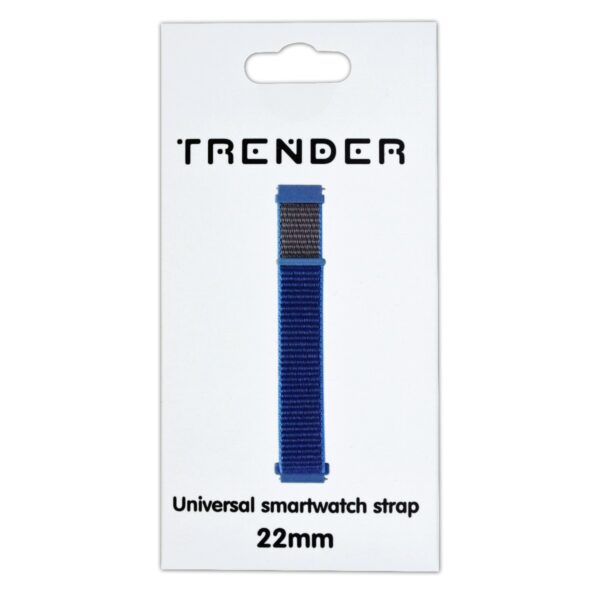 Ανταλλακτικό Λουράκι Trender TR-NY22BL Nylon 22mm Μπλέ