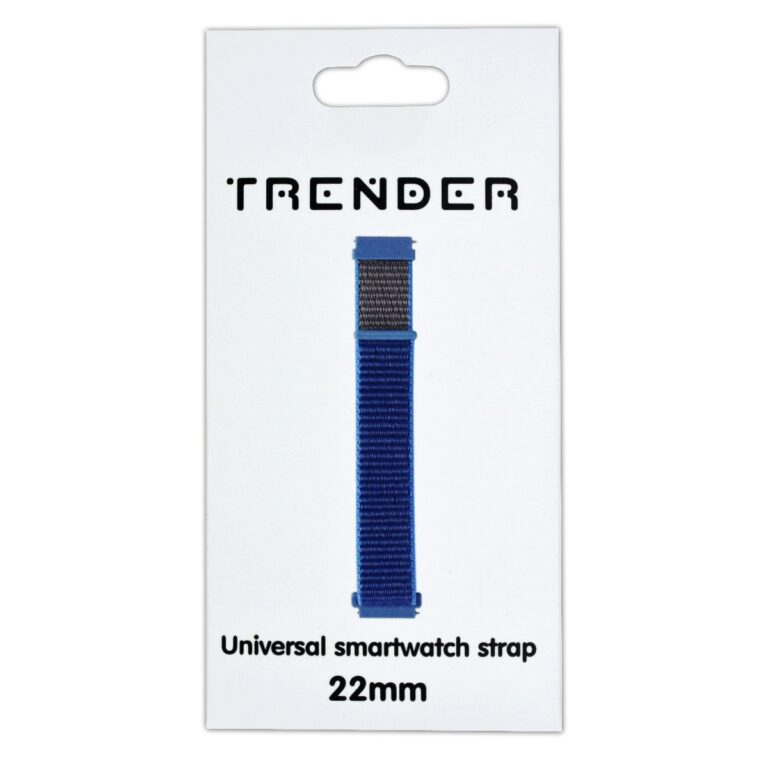 Ανταλλακτικό Λουράκι Trender TR-NY22BL Nylon 22mm Μπλέ