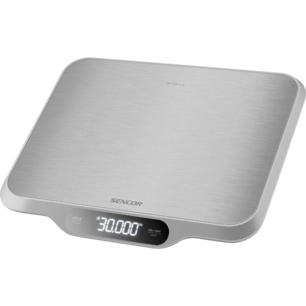 Ζυγαριά Κουζίνας 30kg Stainless Steel Sencor SKS 7300 Ασημί