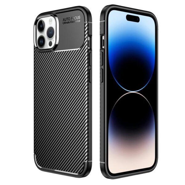 Θήκη Ancus AutoFocus Carbon Fiber για Apple iPhone 14 Pro Max Μαύρη