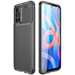 Θήκη Ancus AutoFocus Carbon Fiber για Xiaomi Redmi Note 11T 5G  Note 11s 5G  Poco M4 Pro 5G Μαύρη