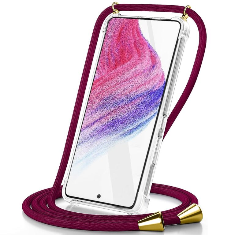 Θήκη Ancus Crossbody για Samsung SM-A256 Galaxy A25 5G με Κορδόνι Κόκκινο