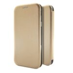 Θήκη Book Ancus Magnetic Curve για Xiaomi Mi 11 Lite  Mi 11 Lite 5G TPU Χρυσό