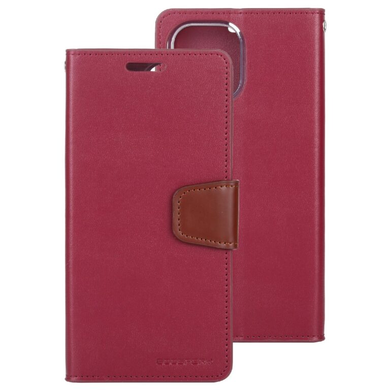 Θήκη Book Goospery Sonata Diary Case για Apple iPhone 12/12 Pro Μπορντώ