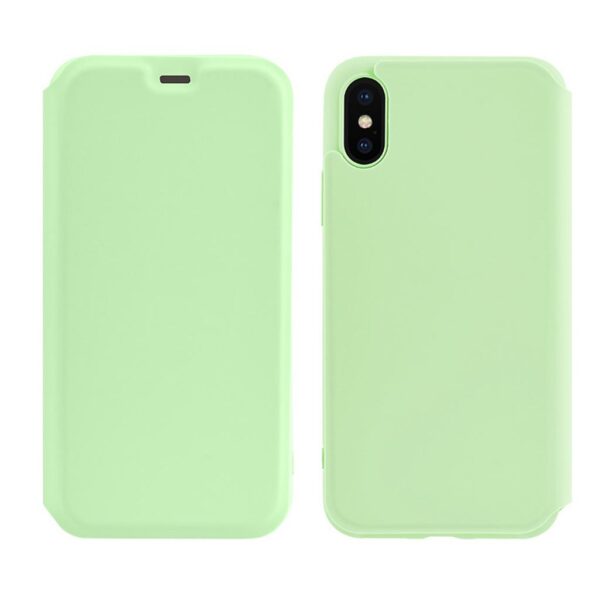 Θήκη Hoco Colorful Series Liquid Silicone για Apple iPhone X / XS Πράσινο