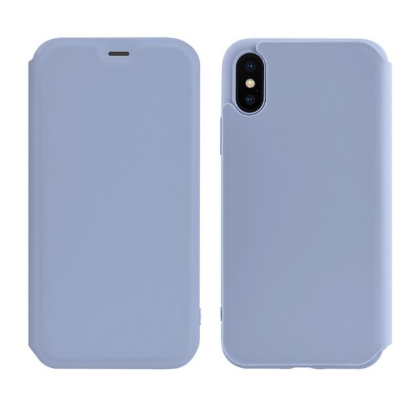 Θήκη Hoco Colorful Series Liquid Silicone για Apple iPhone XS Max Μωβ