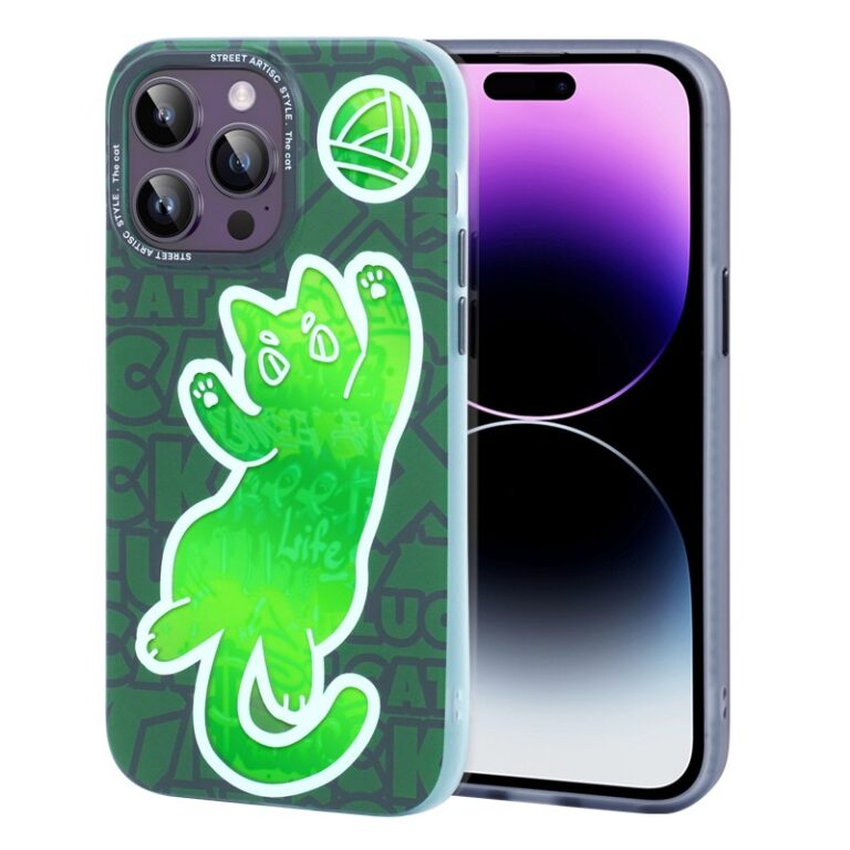 Θήκη Hoco Cool Me Series για Apple iPhone 14 Pro 3D Cat