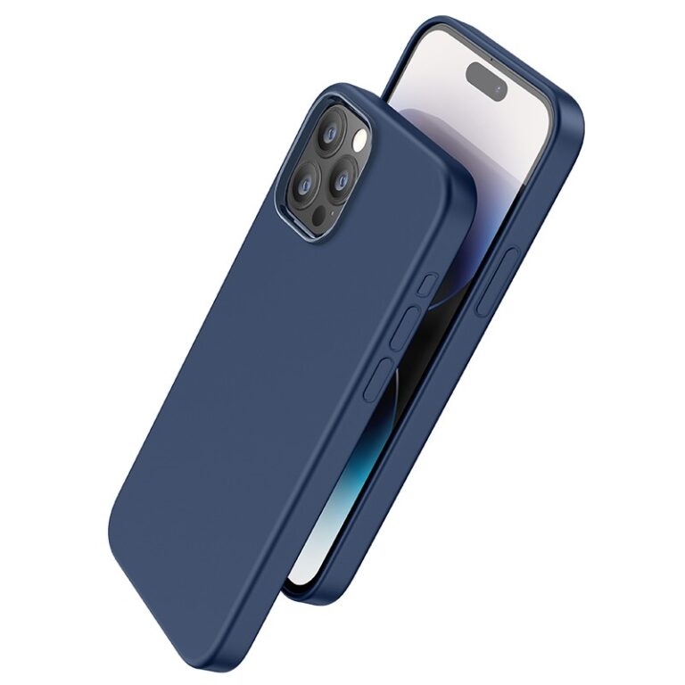 Θήκη Hoco Pure Series Silicone Magnetic για Apple iPhone 15 Pro Μπλέ