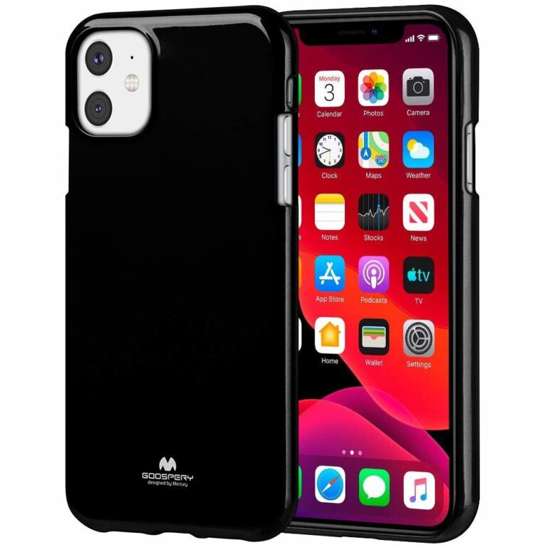 Θήκη Jelly Goospery για Apple iPhone 11 Pro Max Μαύρο