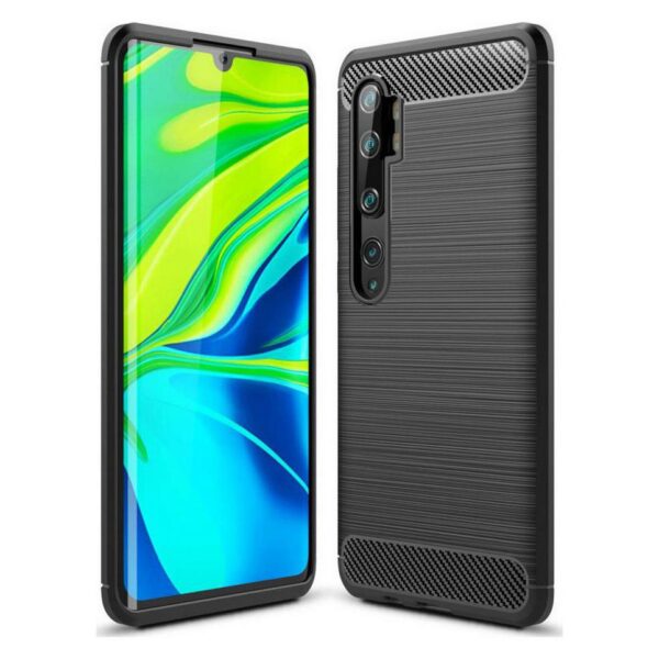 Θήκη TPU Ancus Carbon Series για Xiaomi Mi Note 10 / Xiaomi Mi Note 10 Pro Μαύρη